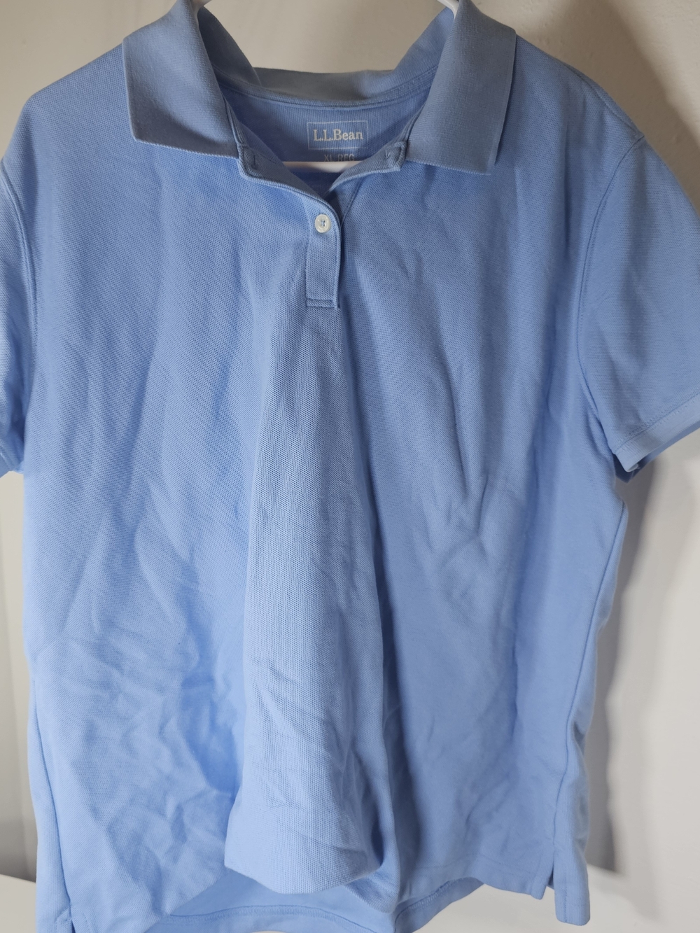 L.L. Bean Kids' Polo Shirt in Light Blue
